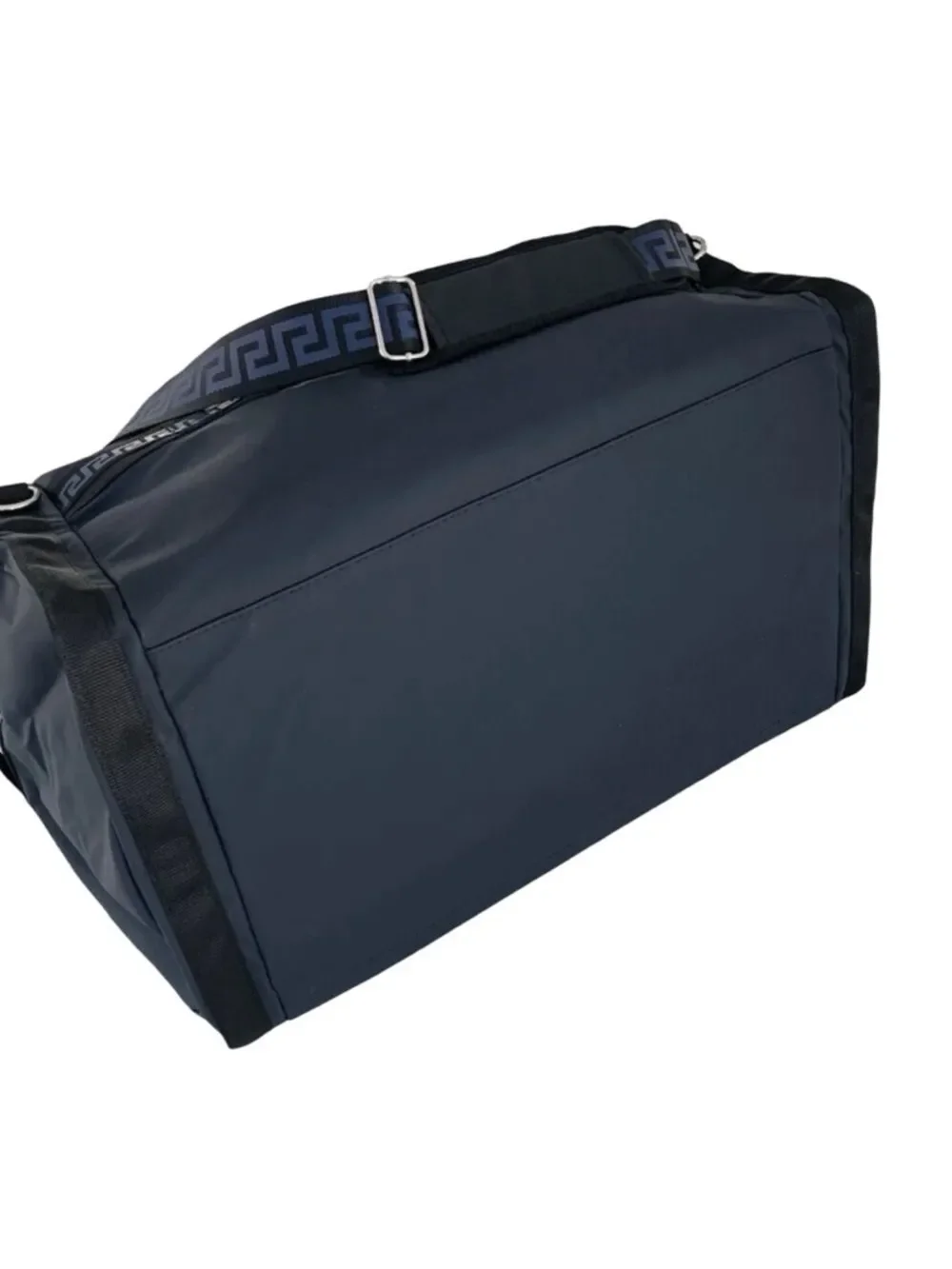 Versace Duffle dark blue Backpack faux gym Weekender travel Bag Par-fume